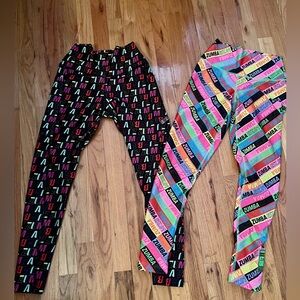 2 Zumba wear leggings size S!